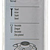 Mack 1017709 - inslagmoer staal verzinkt 4 st m6 | 10 stuks