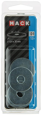 Mack 1017741 - carrosserie sluitring verzinkt12 st 8,4 x 30 mm | 10 stuks - afbeelding 2