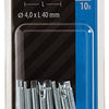 Mack 1017766 - splitpen staal verzinkt 10 st 4,0 x 40 mm | 10 stuks