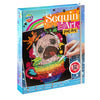Sequin art 20 x 25 cm 12 kleuren 2 assorti | 2 stuks