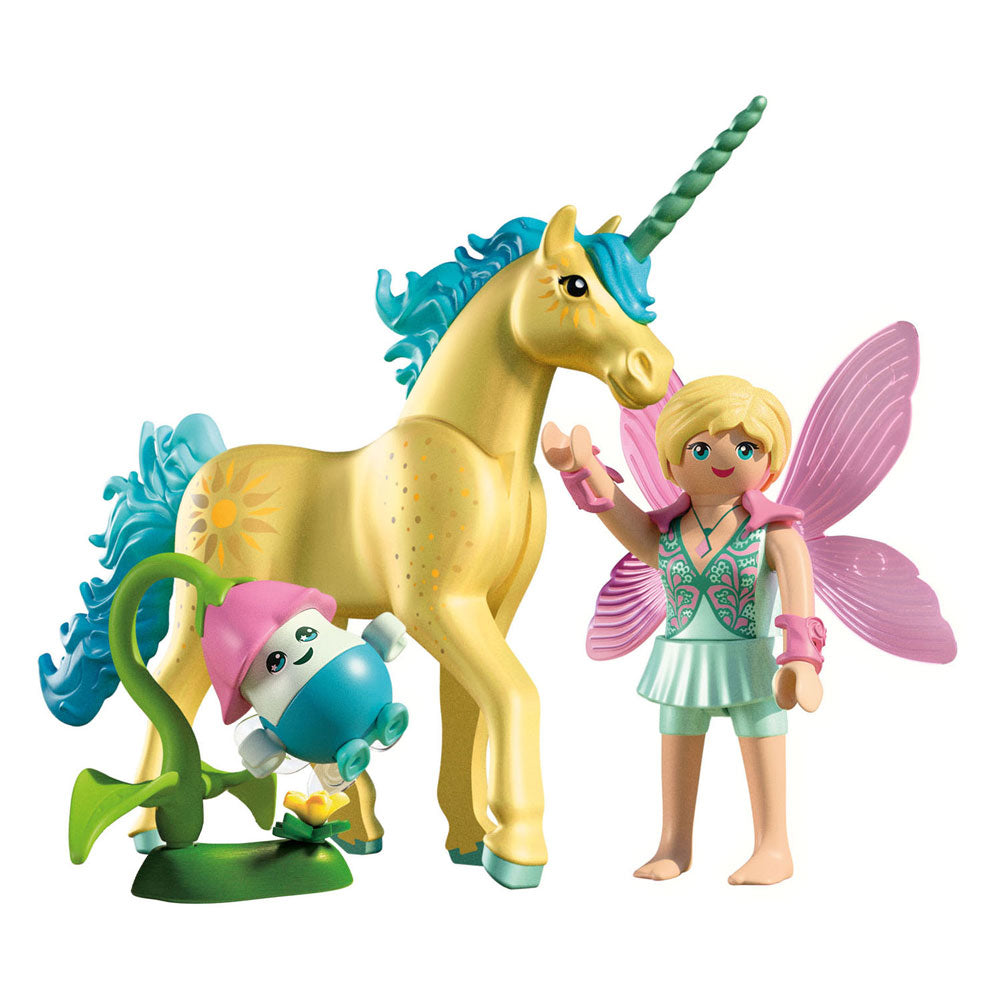 Playmobil verzameleenhoorn zonneschijnbloesem met fee - 71842