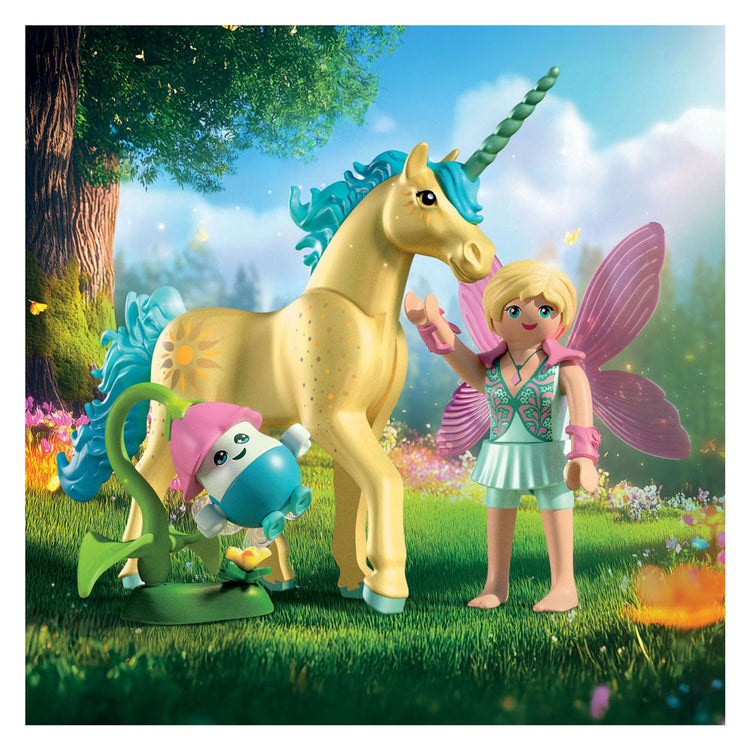 Playmobil verzameleenhoorn zonneschijnbloesem met fee - 71842