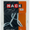 Mack 1017803 - schroefhaak staal verzinkt 4st 5,0 x 50 mm | 5 stuks