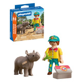 Playmobil duopack ranger met neushoorn - 72025 - afbeelding 3