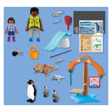 Playmobil – 72073 – zoo speelset – ijsrijk – pooldieren - afbeelding 4