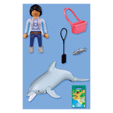 Playmobil animals friends dierentuin dolfijn en bezoeker - 72091 - afbeelding 4