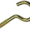 Mack 1019699 - schroefhaak messing 2 st 4,0 x 30mm | 10 stuks