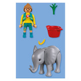 Playmobil animals friends dierentuin babyolifant en dierenverzorger - 72092 - afbeelding 4