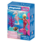 Playmobil fantasy magic zeemeermin speelgoedset met zeepaardje. - afbeelding 3