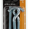Mack 1017811 - schroefhaak metrisch + moer verzinkt 3st m6 x 60 mm | 10 stuks