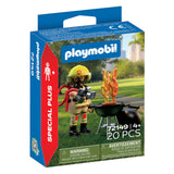 Playmobil specials brandweerman met brandhaard - 72149 - afbeelding 1