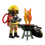 Playmobil specials brandweerman met brandhaard - 72149 - afbeelding 2
