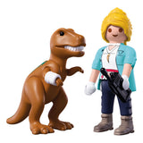Playmobil duopack t-rex met onderzoeker - 72172 - afbeelding 2