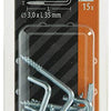 Mack 1017818 - schroefduim staal verzinkt 15 st 3,0 x 35 mm | 10 stuks