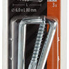 Mack 1017833 - schroefduim met gleuf staal verz. 3 st 6,0 x 80 mm | 10 stuks