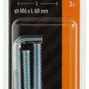 Mack 1017836 - schroefduim metrisch + moer staal 3 st m6 x 60 mm | 10 stuks