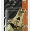 Mack 1017856 - kaderhaak staal vermessingd 4st 30 x 34 mm | 5 stuks