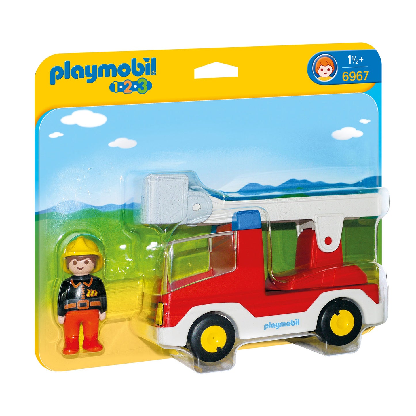 Playmobil Junior Brandweerwagen met Ladder 6967