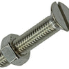 Mack 1019811 - metaalschroef verz. kop + moer rvs 6 st m5x25 | 10 stuks