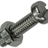 Mack 1019819 - metaalschroef cyl. kop + moer rvs 12 st m4x16 | 10 stuks