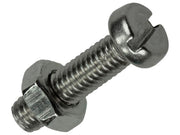Mack 1019819 - metaalschroef cyl. kop + moer rvs 12 st m4x16 | 10 stuks - afbeelding 2