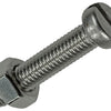 Mack 1019830 - metaalschroef cyl. kop + moer rvs 4 st m6x30 | 10 stuks