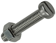 Mack 1019830 - metaalschroef cyl. kop + moer rvs 4 st m6x30 | 10 stuks - afbeelding 2