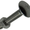 Mack 1019915 - houtbout + moer roestvrijstaal 4 st m8 x 40 mm | 5 stuks