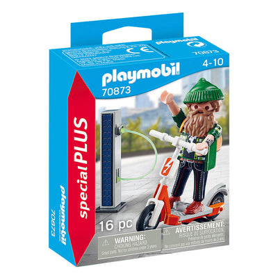 Playmobil specials hipster met e-scooter - 70873