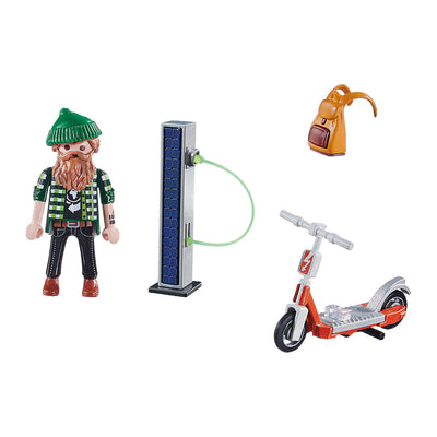Playmobil specials hipster met e-scooter - 70873