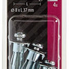Mack 1017890 - metalen hollewandplug verzinkt4 st 8 x37 mm | 10 stuks