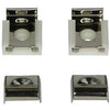 Mack 1019927 - spiegelhouder-set 1 st | 5 stuks