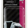 Mack 1017901 - plug + schroefduim polyeth 4 st 8mm 5x50mm | 5 stuks