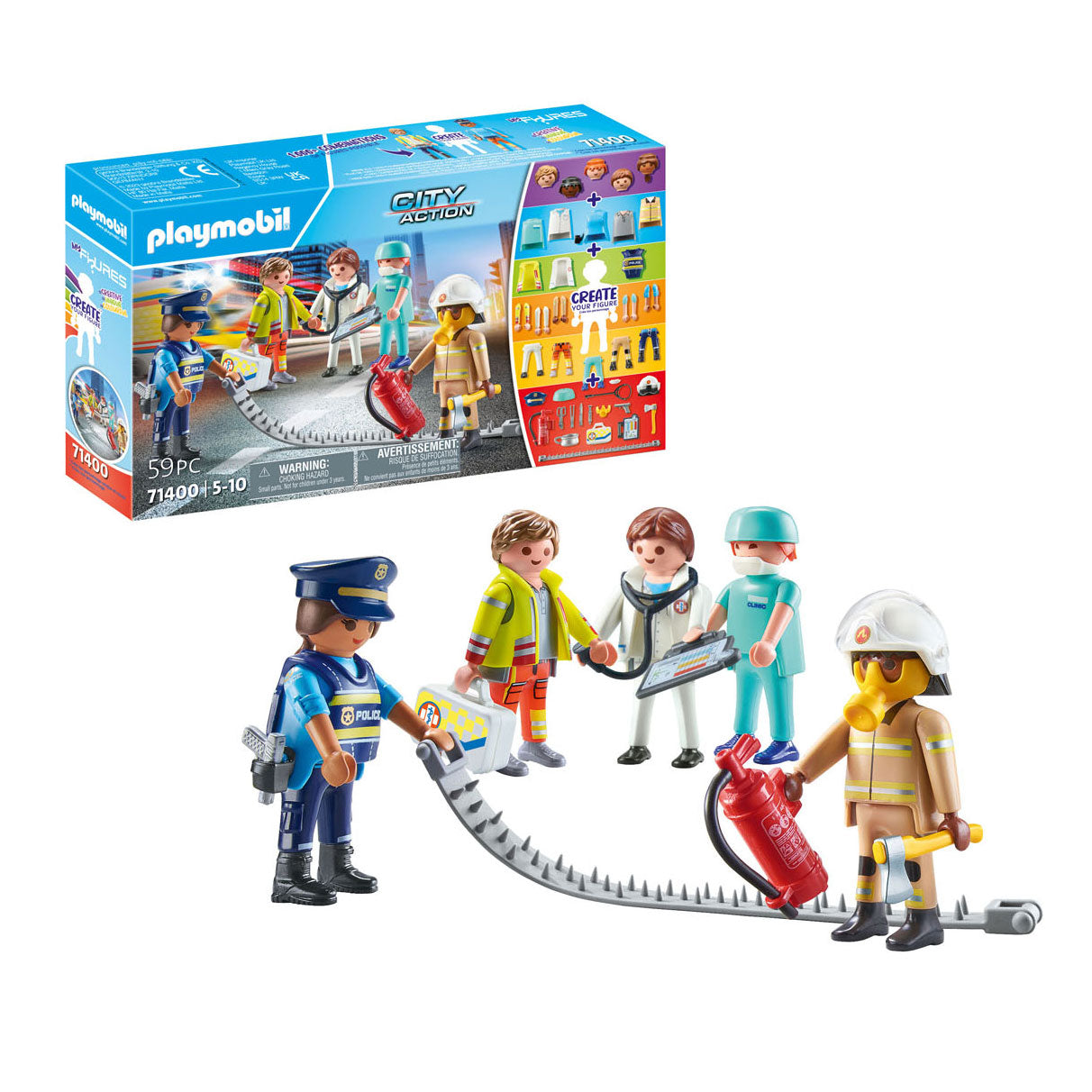 Playmobil City Action My Figures: Reddingsmissie 71400