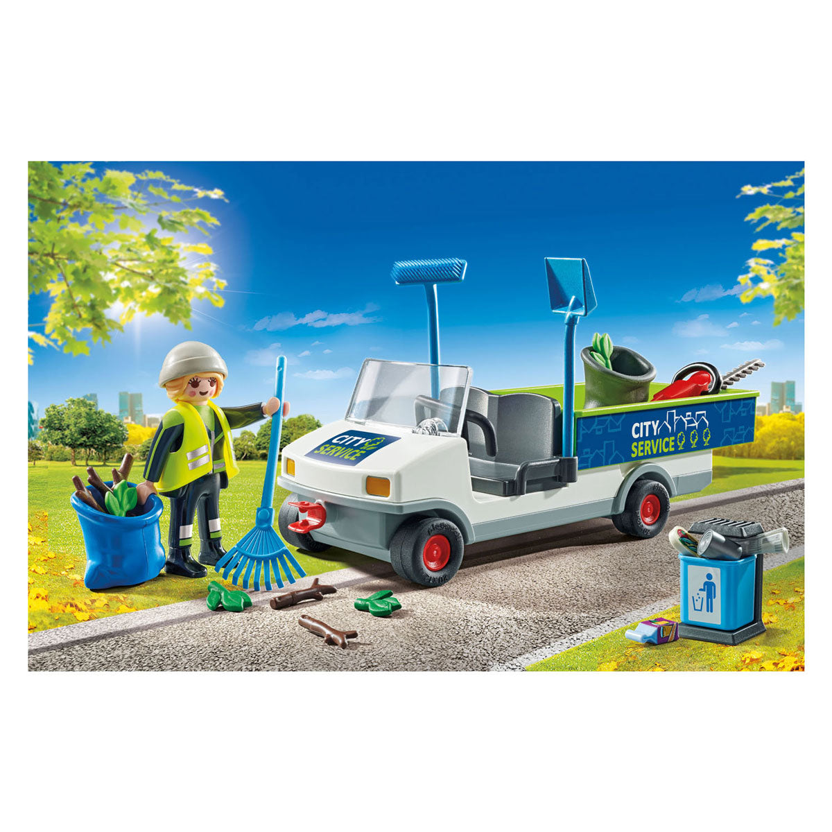 Playmobil City Action Electrische Straatveegmachine 71433