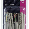 Mack 1017906 - nylon nagelplug polyamide 16 st 5 x 50 mm | 5 stuks