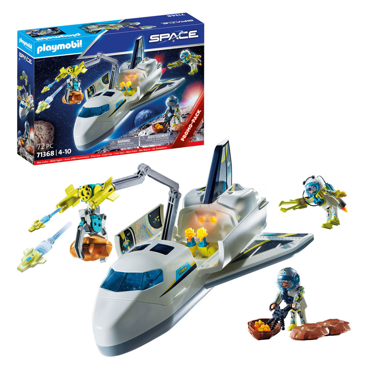 Playmobil Ruimtevaart Space Shuttle op Missie Promo Pack 71368