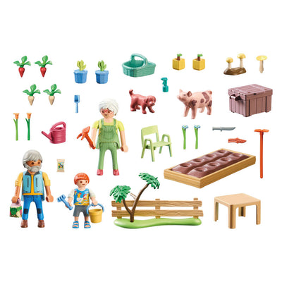 PLAYMOBIL Country Idyllische Moestuin Bij de Grootouders 71443