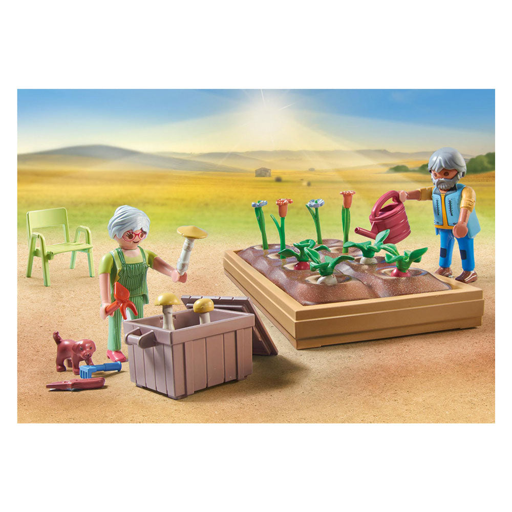 PLAYMOBIL Country Idyllische Moestuin Bij de Grootouders 71443