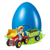 Playmobil jongen met kindertractor in ei 4943 - afbeelding 2
