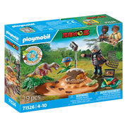 Playmobil dinos stegosaurusnest met eierdief 71526 - afbeelding 1