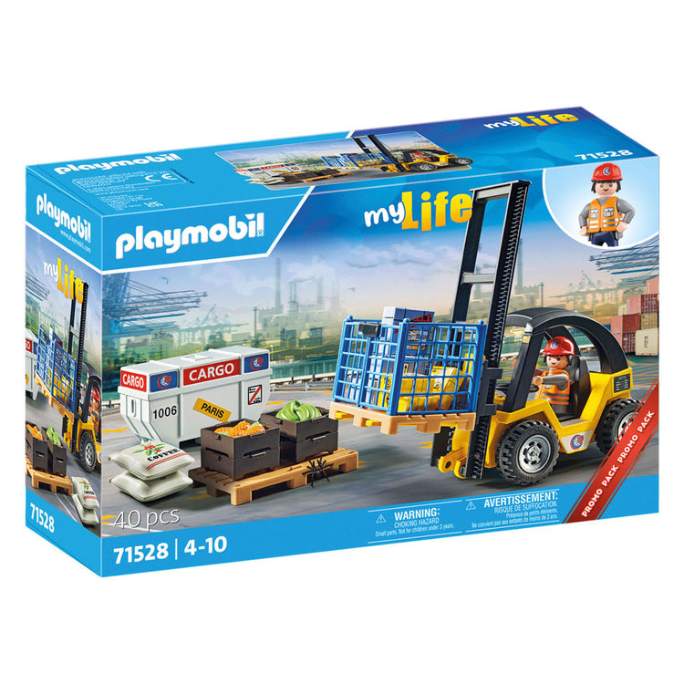 Playmobil city action heftruck met lading