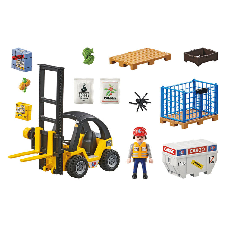 Playmobil city action heftruck met lading