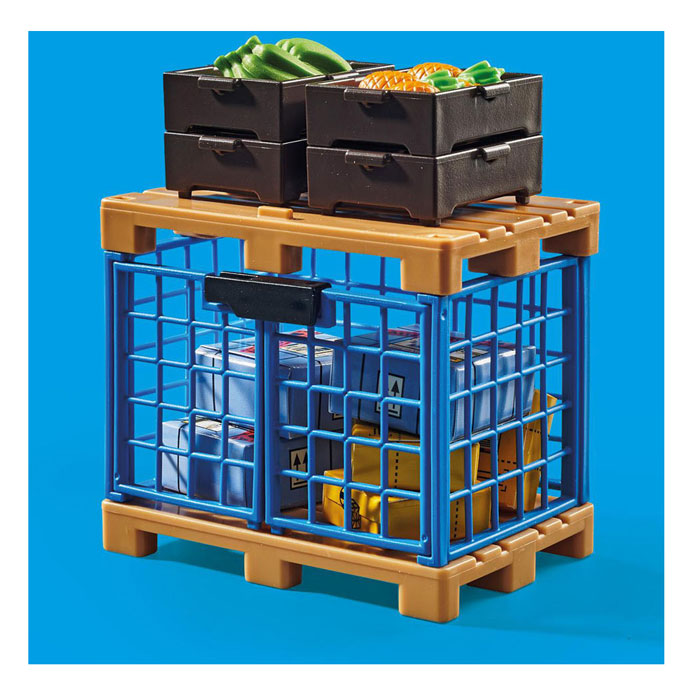 Playmobil city action heftruck met lading