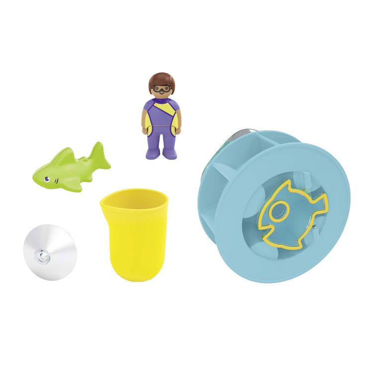 Playmobil junior waterwervelrad met babyhaai - 71688