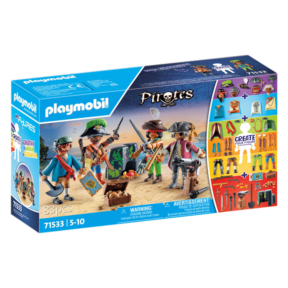 Playmobil pirates my figures: piraten - 71533