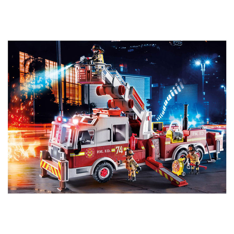 PLAYMOBIL Action Heroes Brandweerwagen: US Tower Ladder 70935