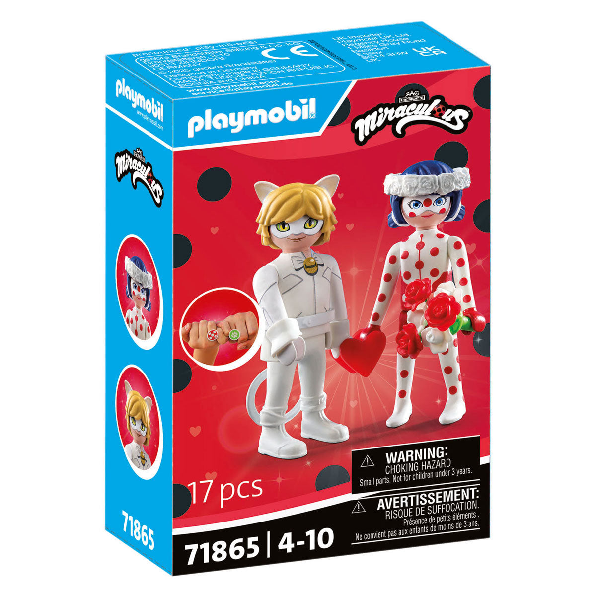 Playmobil miraculous droombruiloft van ladybug cat noir - 71865