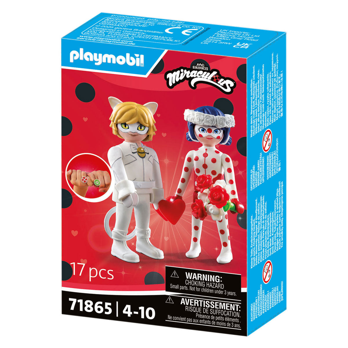 Playmobil miraculous droombruiloft van ladybug cat noir - 71865