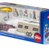Siku 2542 personenauto met caravan